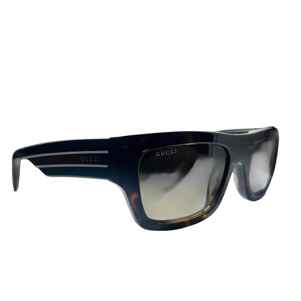 Gucci Rectangle Brown Tortoise Women’s Sunglasses